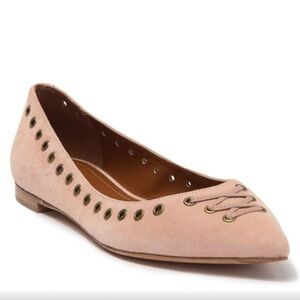 Blush Coach Ballet Flats Size 8